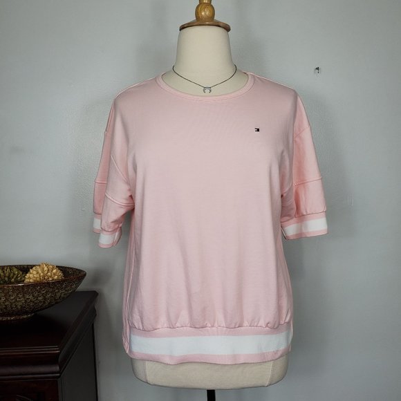 Tommy Hilfiger Tops - Tommy Hilfiger Short Sleeve Sweatshirt, NWT, XL